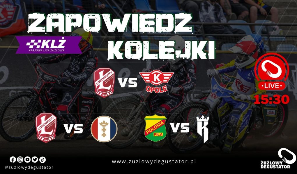 Zapowiedź weekendowych meczów Krajowej Ligi Żużlowej 2025, 22.05.2025 Zapowiedź i podsumowania 2025 lajwy KLŻ-10