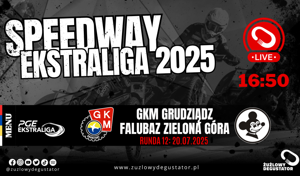 Tło pod lajwy ligowe i SGP 2025 NOWE