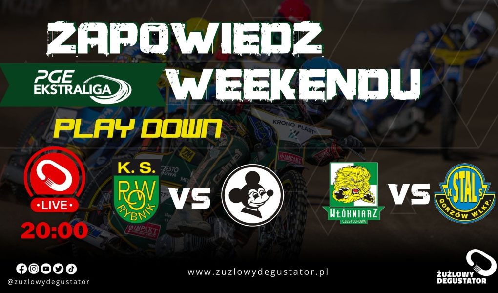 Zapowiedź rewanżowych meczów Play Down Ekstraligi | Kto się utrzyma a kto powalczy o byt? Zapowiedź i podsumowania 2025 lajwy ekstraliga-27