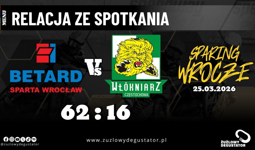 Wysoka wygrana Sparty Wrocław w pojedynku z Włókniarzem OKŁADKI Redakcja-44