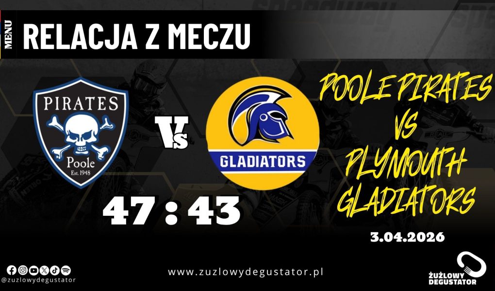 Minimalna wygrana Poole Pirates z Gladiators. Tobias Thomsen zabrany do szpitala OKŁADKI Redakcja-57