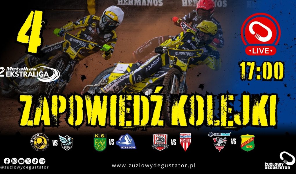 Co wydarzy się tym razem? - zapowiedź 4 kolejki Metalkas 2. Ekstraligi Zapowiedź i podsumowania 2026 lajwy 2ekstraliga-4