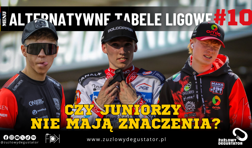 Juniorzy nie mają znaczenia? Alternatywne tabele polskich lig żużlowych #10 729819476_2524835044617253_7514312497916545856_n
