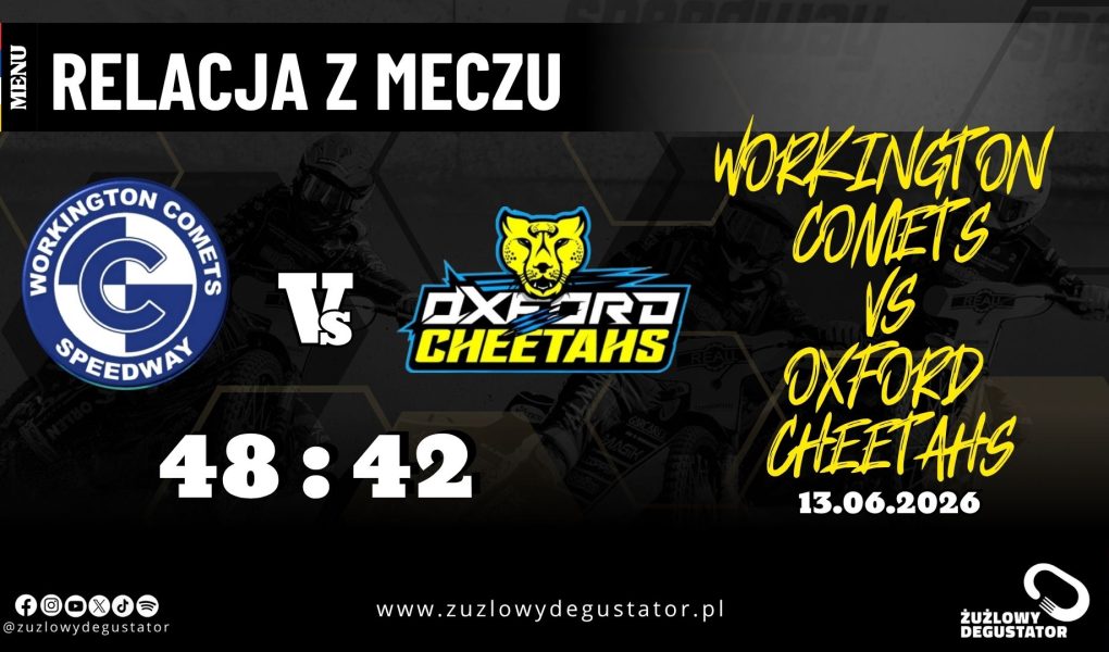Oxford Cheetahs nadal bez wyjazdowego zwycięstwa. Batchelor liderem Comets OKŁADKI Redakcja