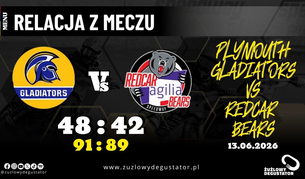 Sceny w Plymouth! Gladiators wyszarpali awans do finału w ostatnim wyścigu OKŁADKI Redakcja