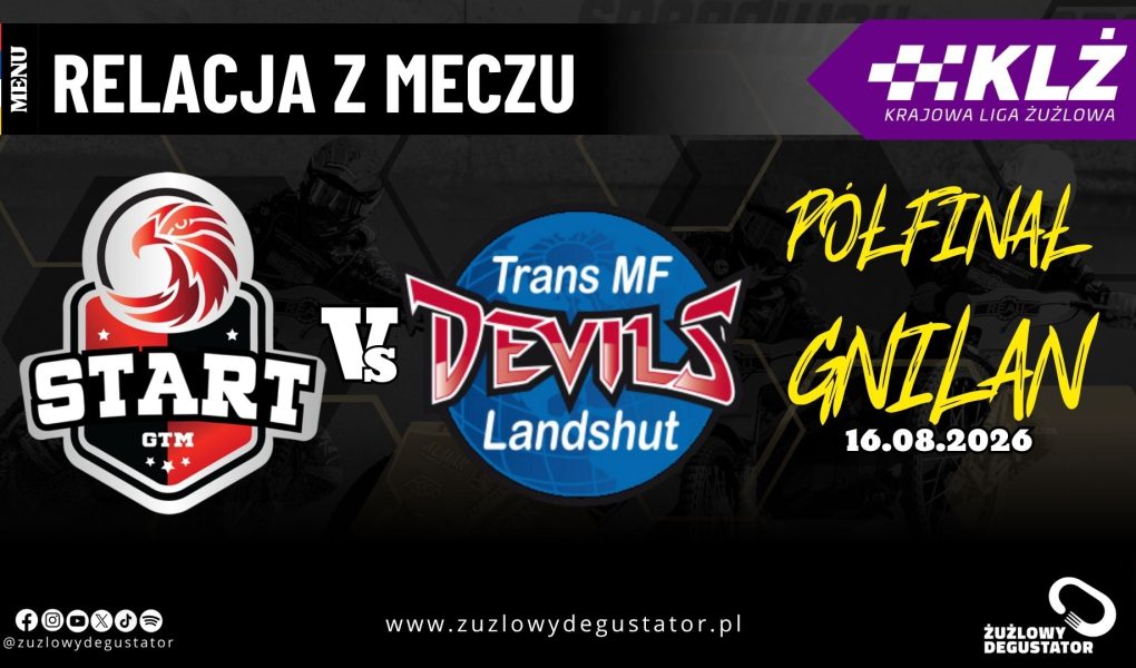 Emocje sięgają zenitu w KLŻ. "Diabły" lepsze od Startu w pierwszym półfinale 20